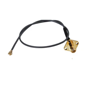 2 piezas cable Pigtail SMA brida hembra 4 orificios a IPX / cable u.fl 1.37mm 30cm WIFI - Imagen 1 de 2