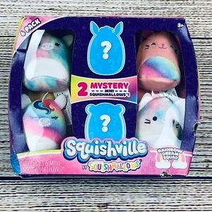 Squishville by Squishmallows Rainbow Dream Squad confezione da 6 mini squishmallow - Foto 1 di 5