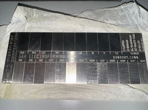 GAR S-22 Microfinish Comparator Surface Finish Scale Roughness Scale - Picture 1 of 4