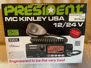 President McKinley USA 40 Channel CB Radio SSB 12/24v, Backlit LCD  - TXUS600 - Picture 1 of 10