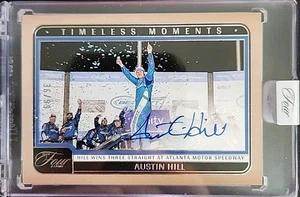 Austin Hill 2025 Panini Turn Four NASCAR Timeless Moments Auto #36/99 - Bild 1 von 2