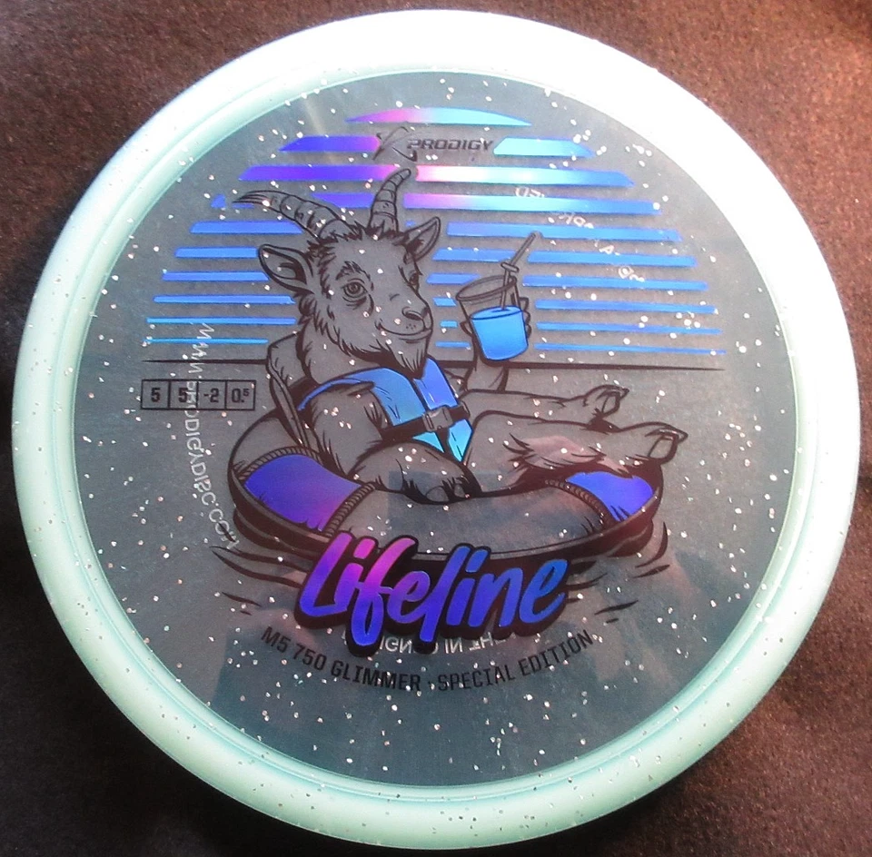 Disco de golf Prodigy 750 GLIMMER LIFELINE M5 comprensible gama media GREAT SKY DISC Foto 1 de 1