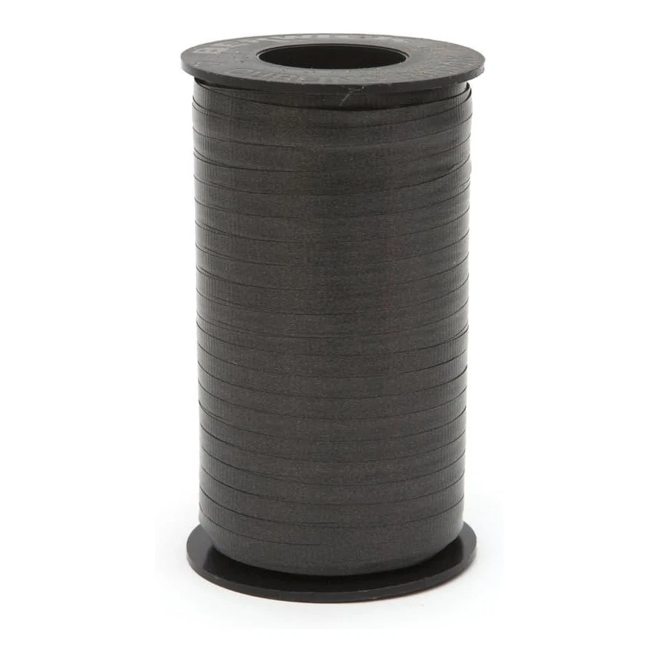 3/16" Wide Black Crimped Curling Ribbon - 500 Yards (C3BL) - Image 1 of 1