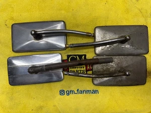 Lot Of 4 Vintage Used rectangle Side View Mirrors - Picture 1 of 2