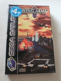 Wing Arms - Sega Saturn Game - NO MANUAL - DAMAGED COVER - See Description