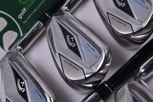 Callaway Paradym Ai Smoke Max Fast Irons / 5-PW+AW / Regular Flex MMT 85 Shafts - Picture 1 of 7
