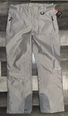 EQUIPO EXTERIOR HOMBRE PANTALONES POLARES ESQUÍ NIEVE INVIERNO VIENTO IMPERMEABLE GRIS 3XL NUEVO CON ETIQUETAS Foto 1 de 4