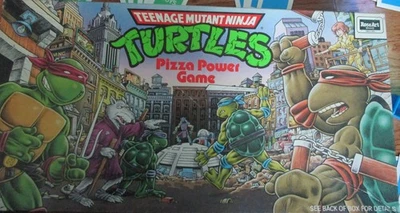 Vintage 1987 TMNT Teenage Mutant Ninja Turtles Pizza Power Game -100% Complete! - Image 1 of 4