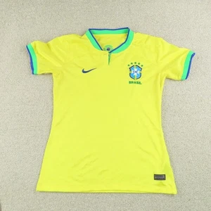 Maglia Nazionale Brasile Donna Maglia Calcio Media Nike Dri-FIT Autentica - Foto 1 di 12