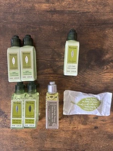 7 L'Occitane Verbena Verveine Travel Size Conditioner, Lotion, Shower Gel, Soap - Picture 1 of 3