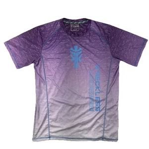 Maglietta Vreckless Lacrosse Viola Sfumato Uomo L Daredevil Logo Maglietta Atletica - Foto 1 di 8