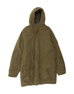 TIMBERLAND Mens Big & Tall Hooded Padded Coat UK 42 XL Khaki Nylon DC88 - Picture 1 of 3