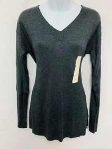 NWT's a.n.d A New Day V neck Gray Pullover Sweater sz Small - Picture 1 of 3