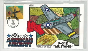 COLLINS HANDPAINTED CLASSIC AMERICAN AIRCRAFT AIRPLANES AVIATION P51D MUSTANG - Picture 1 of 1