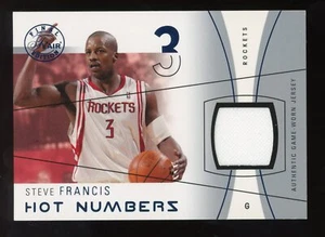 2003-04 Flair Final Edition - Hot Numbers Jerseys Die Cuts Steve Francis #/250 - Picture 1 of 2