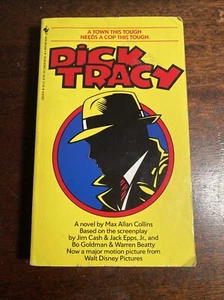 Dick Tracy by Max Allen Collins 1990 Movie Walt Disney Pictures Paperback Book - Picture 1 of 2