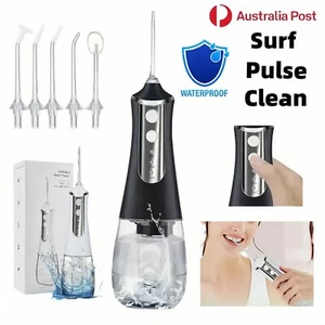 Water Flosser Dental Oral Irrigator Portable Plaque Calculus Remov Waterproof AU - Picture 1 of 15
