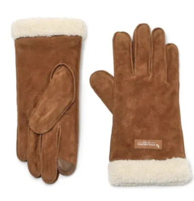 NUEVO CON ETIQUETAS GUANTES DE GAMUZA KOOLABURRA BY UGG Sherpa Puño Forro de Piel Sintética - Bronceado-Grande- Nuevos Foto 1 de 4
