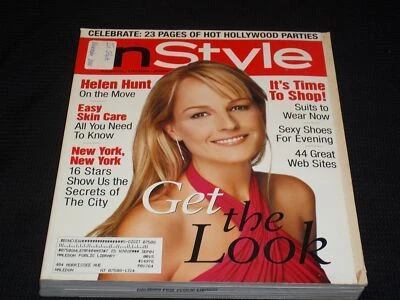 2000 NOVEMBER INSTYLE MAGAZINE - HELEN HUNT FRONT COVER FASHION - L 7779 - Image 1 of 2
