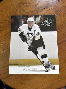 Tarjeta Reebok 8x10 Sidney Crosby Pittsburgh Penguins - Imagen 1 de 6