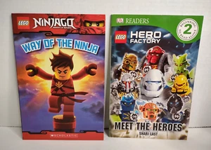 Lego Ninjago:Way of the Ninja & Hero Factory: Meet The Heroes Lot of 2 Paperback - Picture 1 of 4