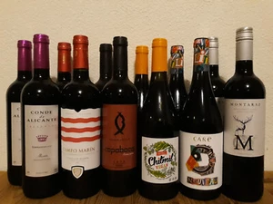 (7,33€ /1L) 12x Spanien Rotwein Probierpaket Carinena, Navarra, Jumilla, Rioja - Bild 1 von 7