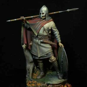 1/24 Resin Figur Modellbausatz Anglosakson Krieger Fantasy Miniatur Diorama Statue - Bild 1 von 6