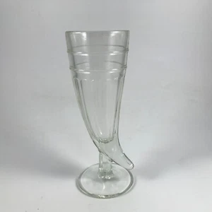 Vintage PULVERHORN PILS BIER KLARGLAS 8-1/4" - Fußstiel - Bild 1 von 6