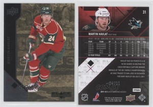 2011-12 Upper Deck Black Diamond Gold /10 Martin Havlat #31