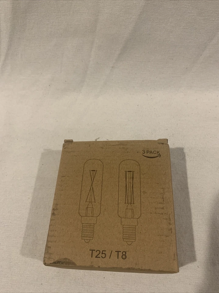 Aielit Dimmable T25/T8 LED Bulb Daylight 4W Equivalent Bright White 4000K 3pack - Image 1 of 4