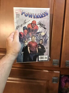 Marvel Powerless Number One Spiderman Daredevil Wolverine Autographed COA - Picture 1 of 5