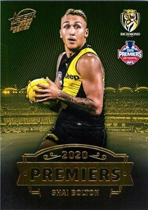 ✺New✺ 2020 RICHMOND TIGERS AFL Premiers Card SHAI BOLTON - 19 of 25