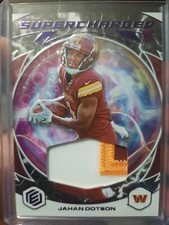 Johan Dotson 2022 Panini Elements Supercharged 3-Color Patch Rookie Card 23/54