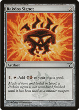 Magic the Gathering MTG - Artifact - Rakdos Signet - Dissension