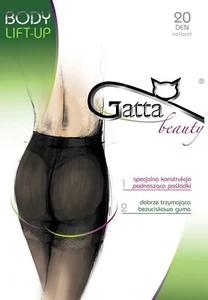 GATTA Body Lift Up 20 Den Tights, Butt Lift & Figure Shaping, Flexible Waistband - Picture 1 of 8