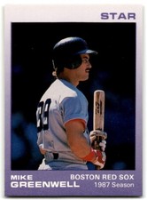 1988 Star Mike Greenwell A Baseball Cards #7