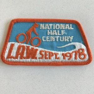 1978 National Half Century L.A.W. Sept League American Wheelmen Cycling Patch - Picture 1 of 1