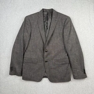 Abrigo deportivo John Varvatos Blazer para hombre talla 42R gris mezcla de lana de dos botones - Imagen 1 de 9