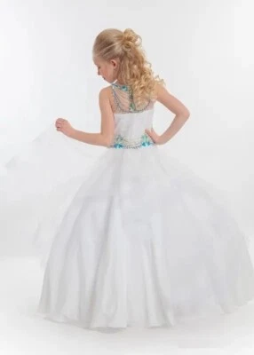 Teens Preteen Girl Pageant Dress Ballgown Little Kid Birthday Formal Party Gown - Image 1 of 4