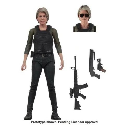 Terminator Dark Fate 7in Sarah Connor Action Figure Toy New in Box Cover