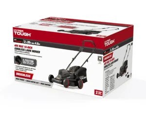 Hyper Tough 18-inch 40V Battery Powered Fast Charger Brushless Push Mower Kit - Picture 1 of 11