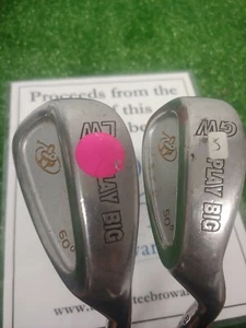 Play Big Wedge Set 50* Gap and 60* Lob Graphite Shafts - Picture 1 of 8