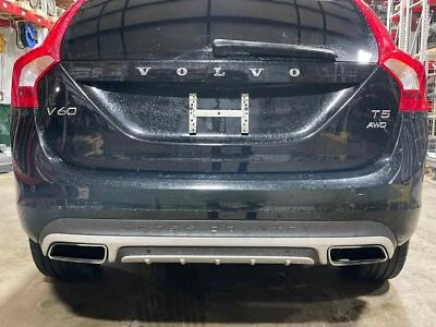2016 VOLVO V60 T6 R-Design OEM Rear Bumper Cover 019 Black Stone 15-18 - Изображение 1 из 3