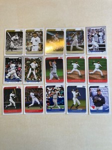 15 2020 topps  X Derek Jeter 14 diff. Gehrig Rivera Ford Reggie