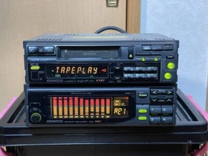 Kenwood KRC-X727 KGC-727 1DIN+1DIN Cassette Graphic Equalizer Deck - Picture 1 of 9