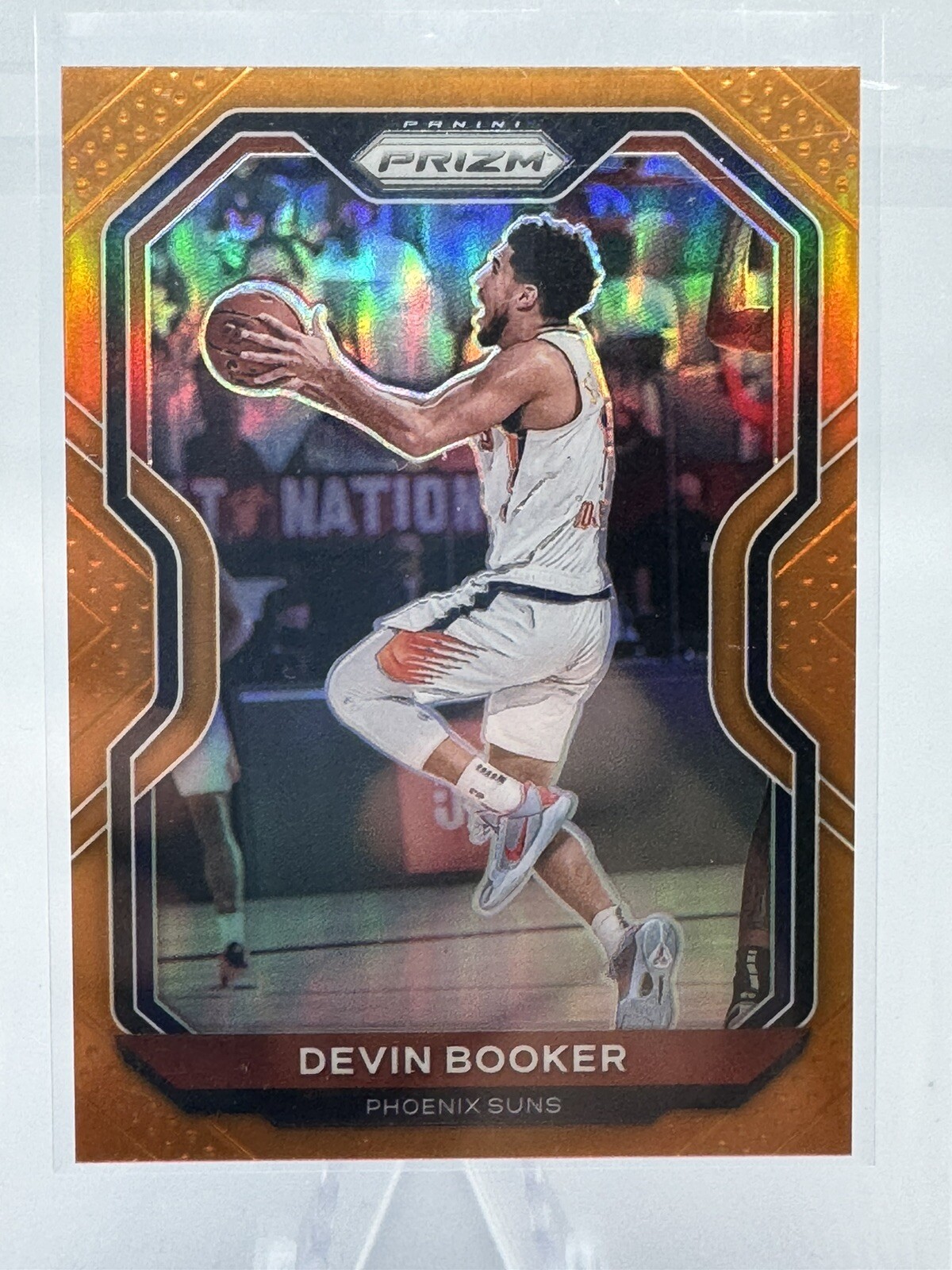 2020 Prizm DEVIN BOOKER Orange #/49 Suns Color Match