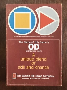 Card Game, OD, Avalon Hill, 1986 - Picture 1 of 11