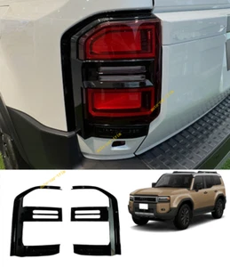 For Toyota Land Cruiser LC250 2024 2025 Gloss Black Rear Taillight Trim Cover - Picture 1 of 6