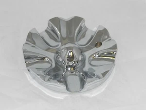 LUXE WHEELS / CHROME ELEMENT FC701 CHROME WHEEL RIM CENTER CAP - Picture 1 of 2