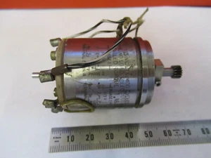 SERVO MOTOR SYNCHRO 115V 400Hz AIRCRAFT PART OSTER 15-5153-10 AS PIC &8z-a-37 - Picture 1 of 11